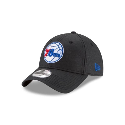 Sapca New Era Philadelphia 76ers NBA Waxed Canvas 9TWENTY Adjustable - Negrii